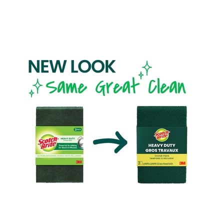 Scotch-Brite Heavy Duty Scour Pads 1Pack