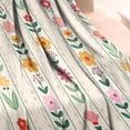 thumbnail image 3 of Pioneer Flower Blanket,Comfortable Soft Flannel Throw Blanket,All Season,Warm Lightweight Blankets for Sofa Bed Couch Living Room Chair,30"x40"(80x100cm), 3 of 4