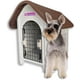 thumbnail image 1 of Casa Para Perro Q Perrón Con Puerta Color Café, 1 of 9