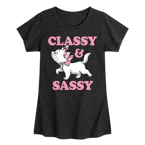 Disney - The Aristocats - Classy & Sassy Marie - Toddler & Youth Girls Short Sleeve Graphic T-Shirt