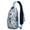 Sky-blue-37, variant on Ocean Marine Life Sling Bag with Tropical Fish and Beach Coral Design, Lightweight Crossbody Backpack, Adjustable Strap, Durable for Summer Travel and Outdoor Activities