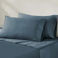 thumbnail image 2 of Superior Egyptian Cotton 850 Thread Count Bed Sheet Set, California King, Dark Blue, 2 of 6