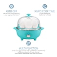 thumbnail image 4 of Elite Cuisine EGC-007T Maxi-Matic Egg Poacher & Egg Cooker with 7 Egg Capacity, Teal, 4 of 7