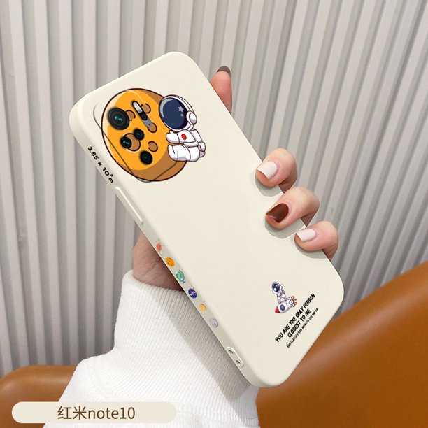 Funda de Forma Elegante Silicona Líquido Teléfono Case Para Xiaomi Redmi Note 10 Pro Max 10s 4G 5G 10Pro 10ProMax Protección De La Lente De La Cámara a Prueba De Golpes Cubierta Trasera Suave