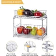 thumbnail image 3 of 2 Pcs Kitchen Storage Rack Under Sink Cabinet Organizer w/Sliding Storage Drawer, 3 of 8