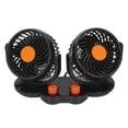 thumbnail image 3 of Mini Car Fan, 360 Degree Rotatable Vehicle Fan Energy Saving With Back Sticks For Motorhome ANGGREK Rotatable Vehicle Fan, 3 of 8