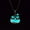 Blue And Green Light, variant on Halloween Ghost Festival Accessories Luminous Pumpkin Pendant Necklace