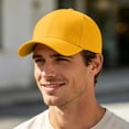 thumbnail image 3 of Boyscolos Baseball Cap Adjustable Size for Running Workouts and Outdoor Activities All Seasons Comfortable and Breathable Yellow One Size, 3 of 6
