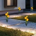 thumbnail image 5 of Lwlmwt Solar Garden Light 30-inch Ground Spike Rose Light Waterproof Outdoor Decorative Light Ideal for Courtyards, Pathways, and Garden Decor, 5 of 6