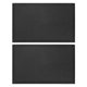 thumbnail image 1 of Uxcell 2-Pack Parche en Blanco de Bandera Negra Sólida, Parches Bordados Rectangulares de 3.1" x 2" Color Puro para Banderas de DIY para Ropa, 1 of 1