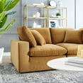 thumbnail image 5 of Loveseat Sofa, Velvet, Brown, Modern Contemporary Urban Design, Living Lounge Room Hotel Lobby Hospitality, 5 of 8