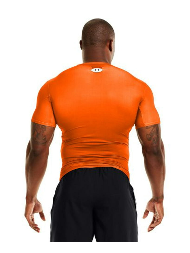 Under Armour Short Sleeve Compression Shirt Ego Superman Blaze Orange -