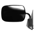 thumbnail image 3 of For GMC C2500 Suburban 1999 Door Mirror Driver & Passenger Side Pair | Non-Heated | Manual | Smooth | Black | With Plastic Base | Folding | Pickup | GM1320177, GM1321177 | 15697329, 19177486, 1569733, 3 of 3