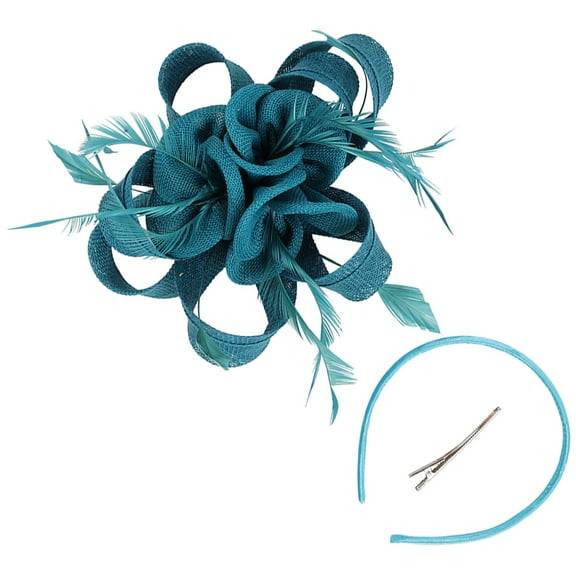 OUNONA Tea Party Hat Wedding Prom Headband Hair Clip Fascinator Headband for Women