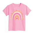 thumbnail image 4 of Gubotare Girl Clothes Stylish Tropical Crop Top for Little & Big Girls Cool Summer T Shirt Clothes (Pink,Size 3-4 Years), 4 of 4