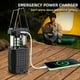 thumbnail image 4 of Linterna de Camping Linternas Solares Recargables Luces LED Alimentadas por BateríA para de EnergíA Negro, 4 of 5