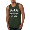 thumbnail image 1 of Wild Bobby City of Dallas Hockey Fantasy Fan Sports Men's Tank Top, Forest Green, XX-Large, 1 of 5