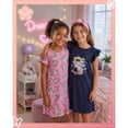 thumbnail image 2 of dELiA*s Girls Nightgowns Ruffle Trim Short Sleeve Pajama Sleep Dress with Hair Scrunchie 2 Pack, 2 of 7