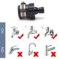 thumbnail image 4 of Conector de grifo universal, adaptador ajustable para conector rápido, grifo monomando, brillar Electrónica, 4 of 4