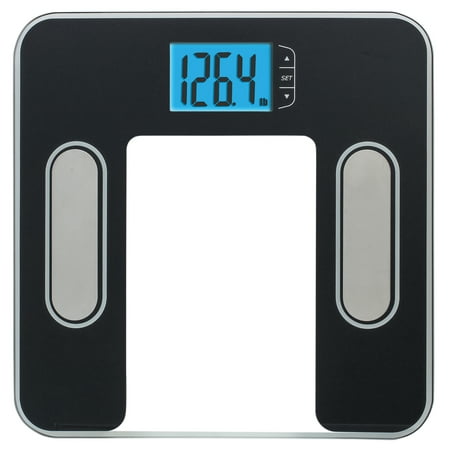 Better Homes & Gardens Body Composition Digital Scale, LCD Display, Black