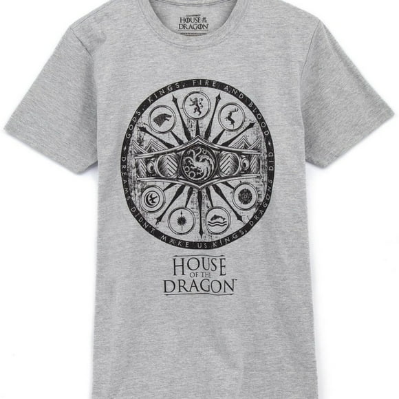 House Of The Dragon Mens Symbols Heather T-Shirt