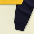 thumbnail image 4 of Toddler Boys' Outfits Little Boys Fall Winter Cute Long Sleeve Stretch Waistband 2T 3T 4T 5T Pullover Sweatshirt Tops Pants Sets 2PCS, 4 of 7