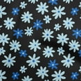 thumbnail image 1 of oneOone Polyester Spandex Light Blue Fabric Abstract Retro Floral Dress Material Fabric Print Fabric By The Yard 56 Inch Wide, 1 of 4