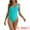 Lake Blue, variant on Women's Solid Scoop Neck Bikini Small Blue