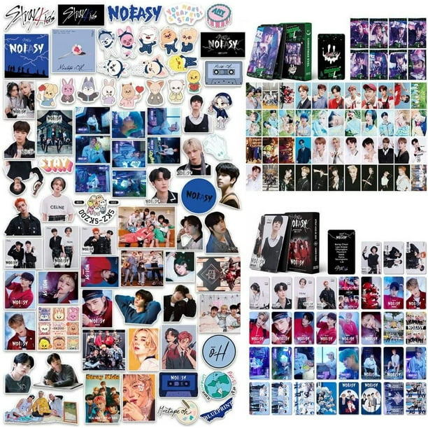 Set de pegatinas y tarjetas fotográficas Stray Kids Kpop 108