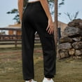thumbnail image 5 of Hvyesh Womens Cargo Pants High Waisted Wide Leg Casual Pants Streetwear Trousers, 5 of 6