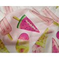 thumbnail image 5 of oneOone Silk Tabby Cream Fabric Ice Cream Cone Dress Material Fabric Print Fabric By The Yard 42 Inch Wide, 5 of 6