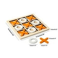 thumbnail image 3 of Tic Tac Toe Wooden Game with Templates - Dementia Activities for Seniors – Alzheimers Activities for Dementia Patients - Busy Boxes for Dementia Patients - Big Matching Games for Adults, 3 of 5