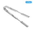 thumbnail image 3 of Serving Tongs, 3pcs 5 Inch - Stainless Steel Ice Tongs, Tiny Tongs for Appetizers, Sugar, Charcuterie, Dessert, Tea Parties, 3 of 5