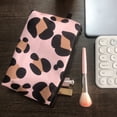 thumbnail image 4 of Makeup Bag Cosmetic Bag Organizer 2PACK Small Makeup Pouch for Purse for Women Girls Gift (Purple + Leopard), 4 of 10