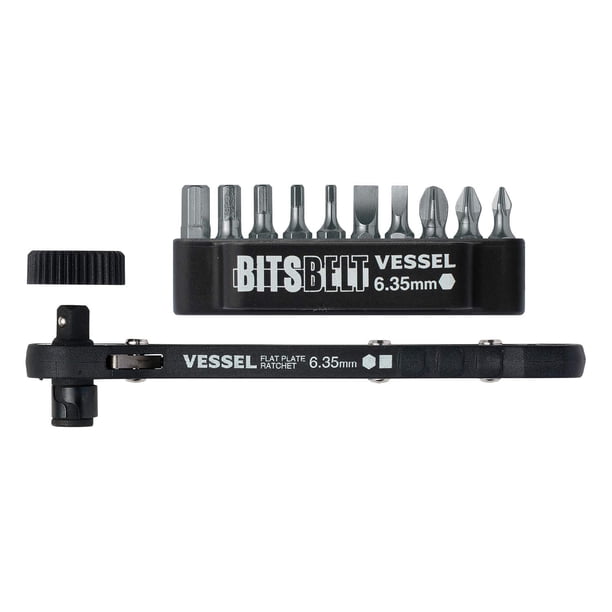 Juego de destornilladores VESSEL TD-70 con trinquete con 10 puntas