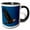 Black/White, variant on 3drose, Nooksack River, Washington State,usa. Bald Eagle in Flight., 11oz Magic Transforming Mug