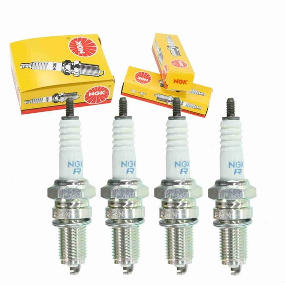 4 pc NGK 4929 Standard Spark Plugs for 09482-00334 4096 809 92070-1065 94701-00241 94703-00241 98069-58916 RA6HC RA6Y RA6YC RAX94YC TY26721 X24EPR-U9 XR4DC Ignition Wire Secondary
