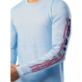 thumbnail image 6 of Realtree Men's Americana Long Sleeve Flag Letters Fishing Tee, Realtree Wave Light Blue, L, 6 of 8