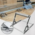 thumbnail image 5 of Support Pliable en Acier Inoxydable Réglable pour Machine de Découpe, Cadre de Support pour Établi de Coupe, 5 of 5