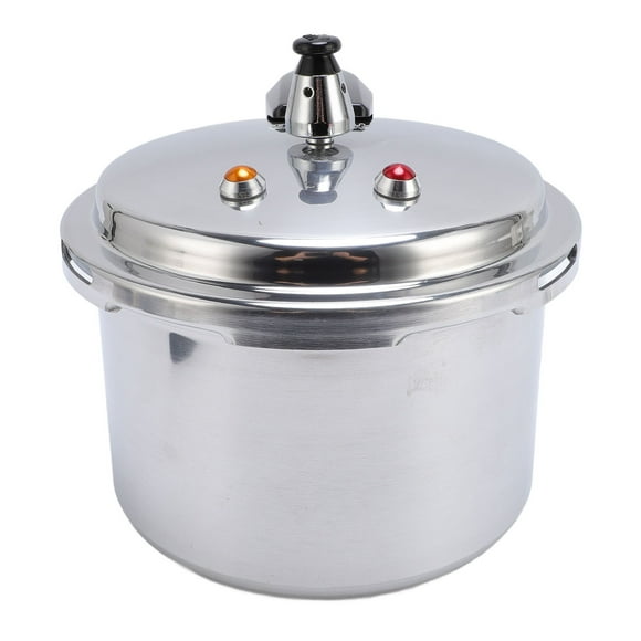 Pressure Cooker Aluminum Alloy Pressure Canner, Explosion Proof Pressure Canning Pot Cooker Large Capacity Pressure Cooker Pot Compatible with Gas & Induction