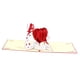 thumbnail image 5 of Tarjetas del día de San Valentín Tarjetas de felicitación 3D Amor Cupidos Tarjeta de felicitación con sobre Tarjeta de aniversario para festival Mujer, 5 of 9