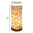 thumbnail image 2 of Eangee Home Design Paper Cylinder Table Lamp, Shade Made Of Handmade Paper, 6x6x13 Inches, 2 of 4