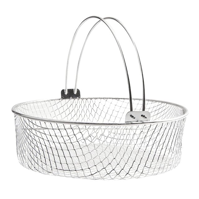 para freidora de material acero inoxidable 304, accesorios para freidora de aire, de malla multiusos, para contenedor de alimentos Gloria Cesta de freidora de aire