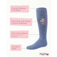 thumbnail image 3 of MeMoi  Glitter Unicorn Knee-High Socks - Girls - Female, 2, Denim, 3 of 7
