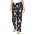 thumbnail image 2 of Lsque Cute Santa Claus Gift Print Women's Pajama Pants, Lounge Pant - Comfortable Home Wear,Elastic Waistband, Stylish Design-Large, 2 of 9