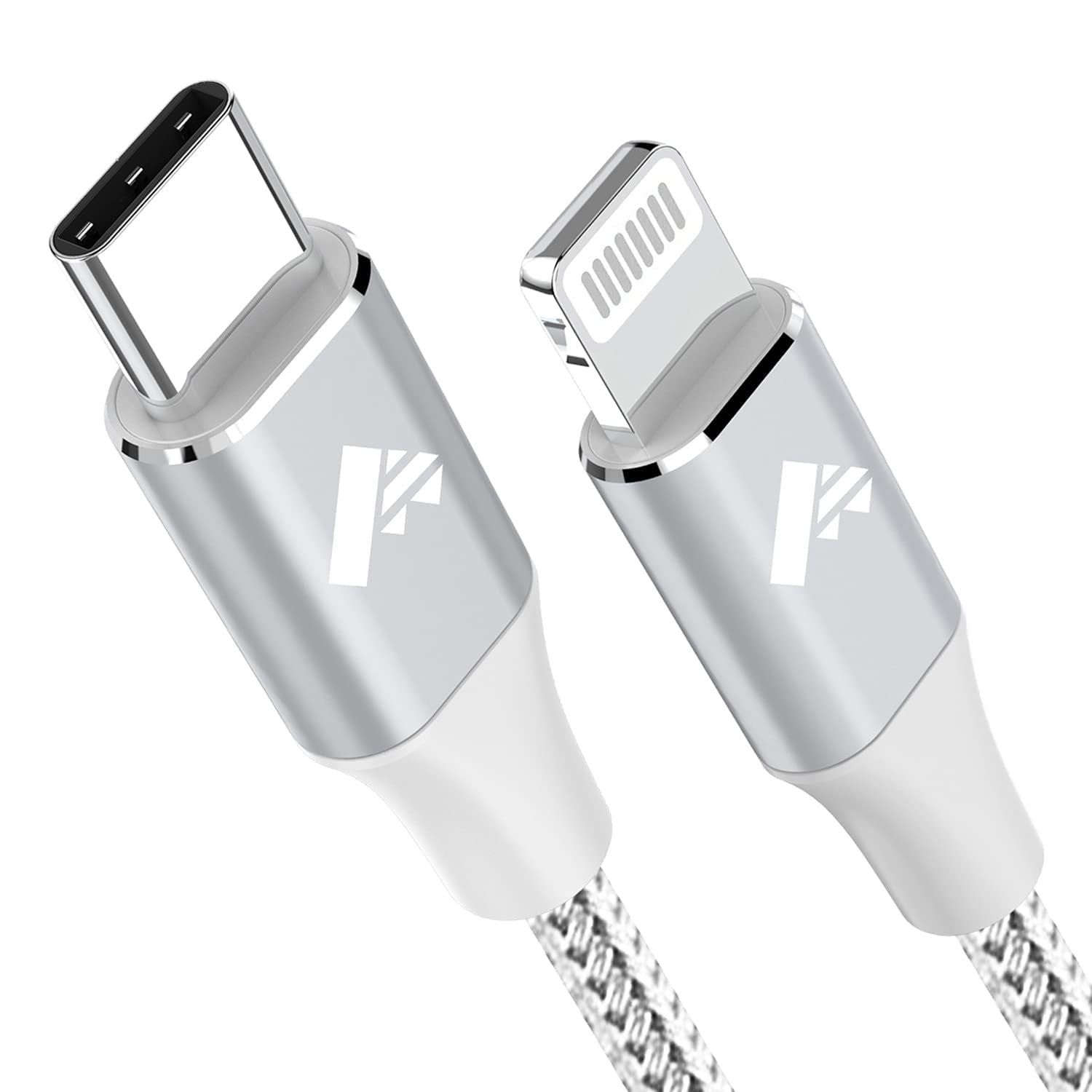 Aioneus USB C to Lightning Cable, 6ft MFi Certified iPhone Charger Cord