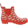 Joules Women's Wellibob Red Dog AnkleHigh Rubber Rain Boot 7M