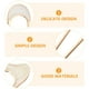 thumbnail image 5 of Horquillas para el pelo en forma de U, palitos de Metal para el pelo, pasador de moño de estilo Vintage, adornos para el cabello francés, 2 uds., 5 of 7
