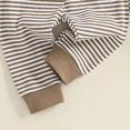 thumbnail image 4 of TOWED22 Toddler Baby Boy Fall Clothes Printed Long Sleeve Pullover Sweatshirt Tops Joggers Pants Set Winter Outfits Size:18-24 M,Color:Brown, 4 of 8