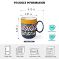 thumbnail image 2 of Vasos para beber HENXFEN LEAD Bohemian, 14 onzas, juego de 6, 2 of 7